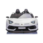 Elektrické autíčko - Lamborghini SVJ DRIFT - Biele - Licencované